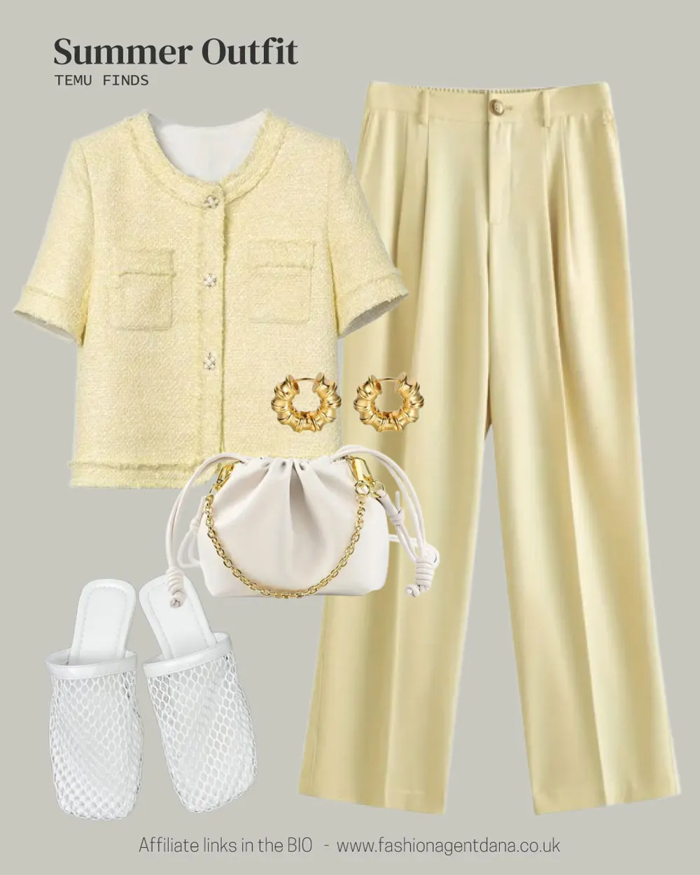 Effortlessly Chic outfit collage