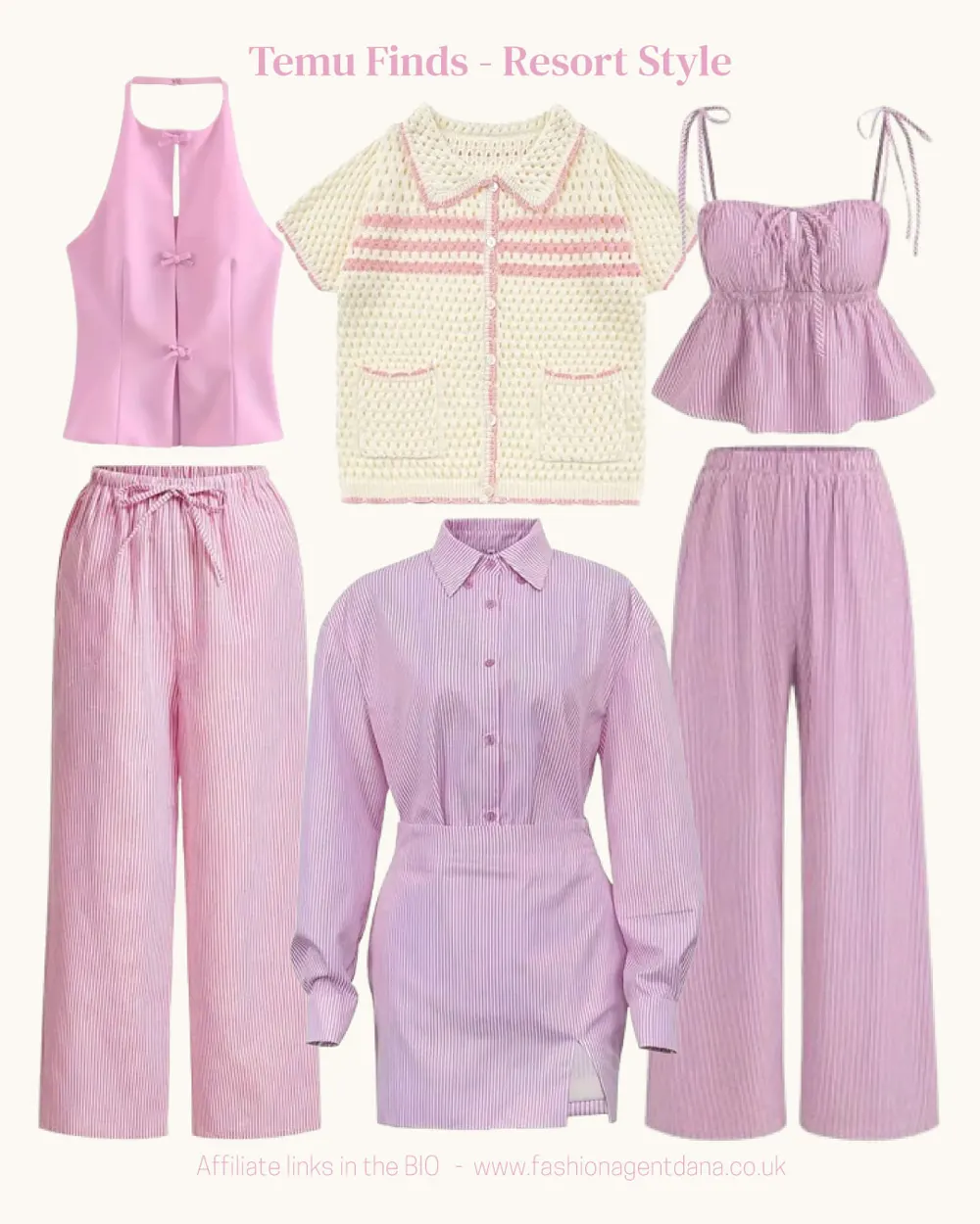 Resort Style - Spring/Summer 2025 Trends outfit collage