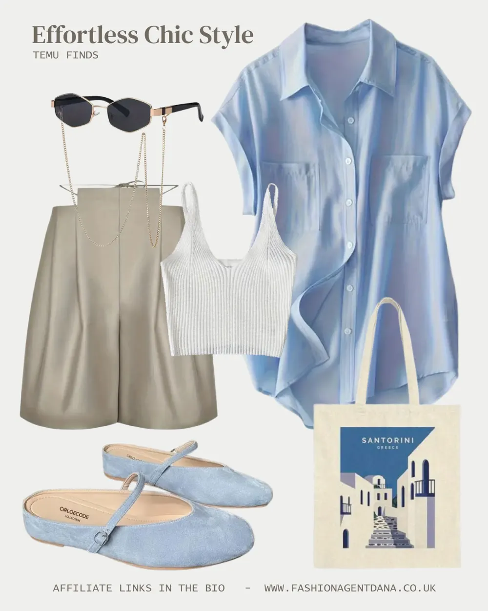 Effortlessly Chic outfit collage