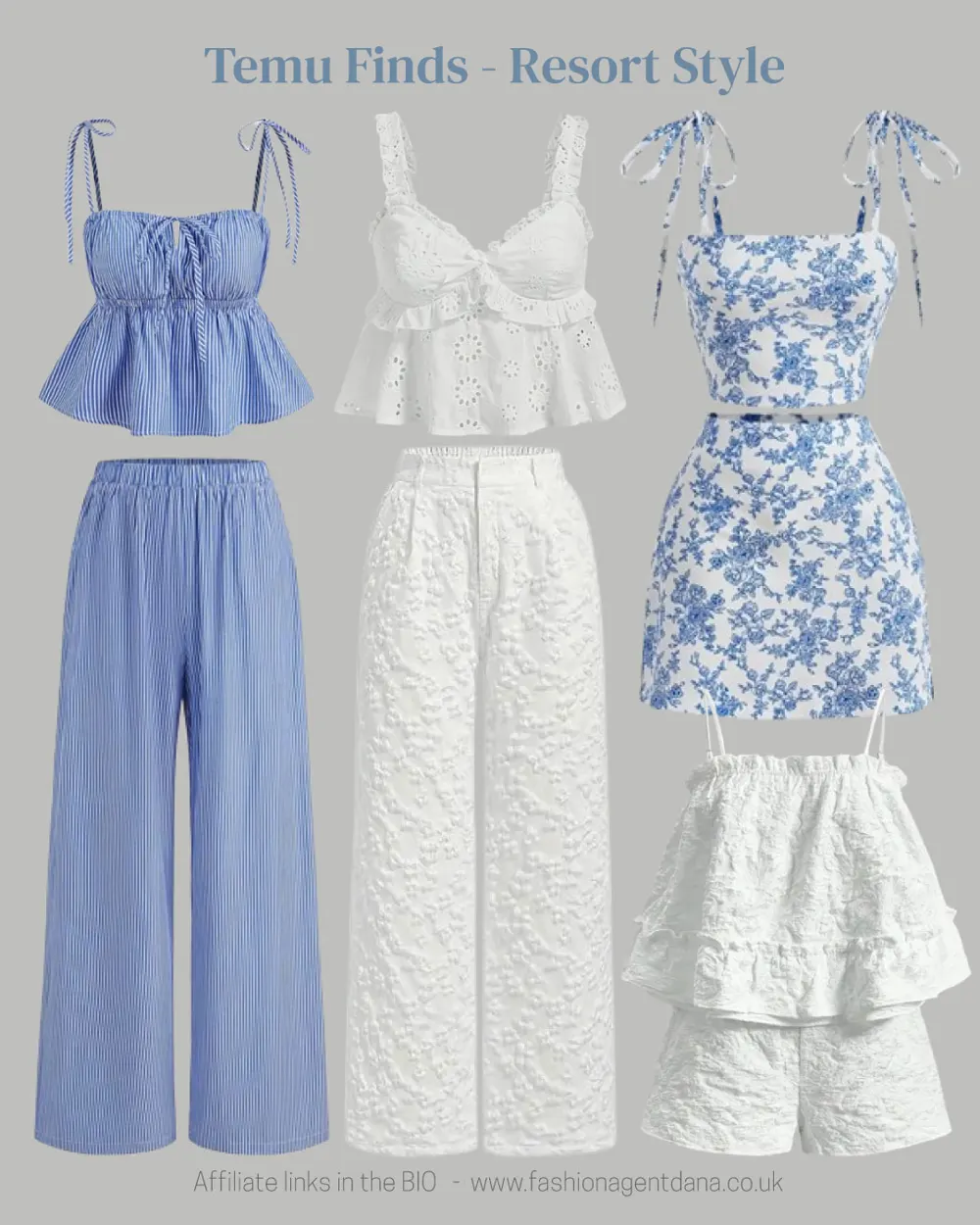 Resort Style - Spring/Summer 2025 Trends outfit collage