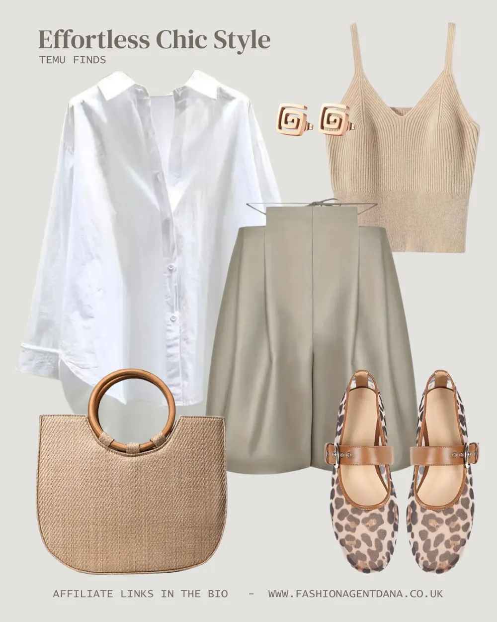 Effortlessly Chic outfit collage