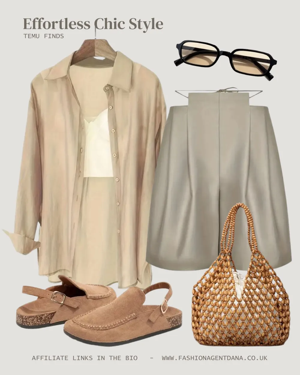 Effortlessly Chic outfit collage