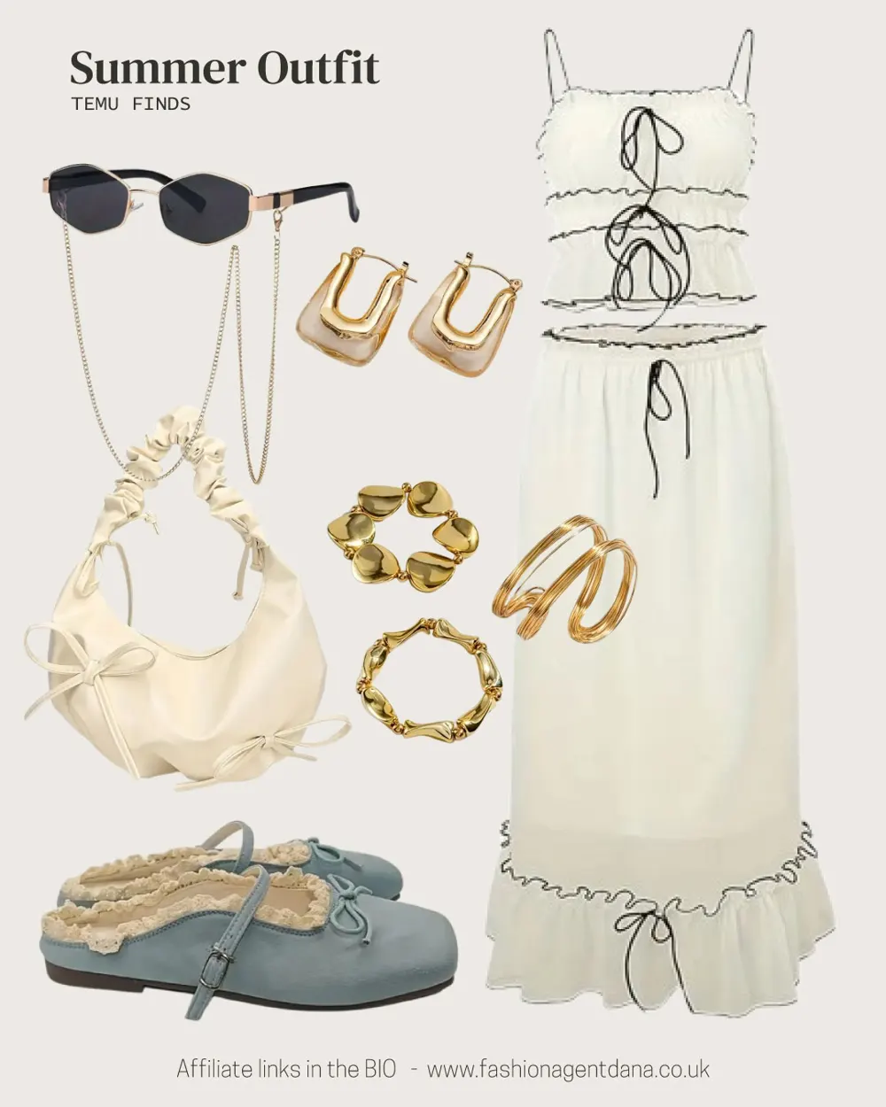 Effortlessly Chic outfit collage