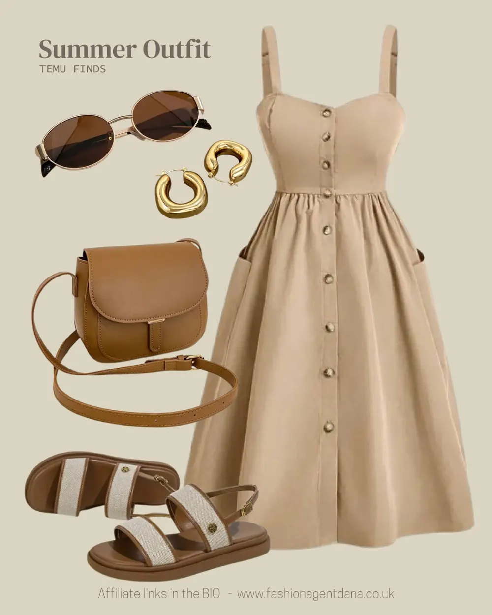 Effortlessly Chic outfit collage