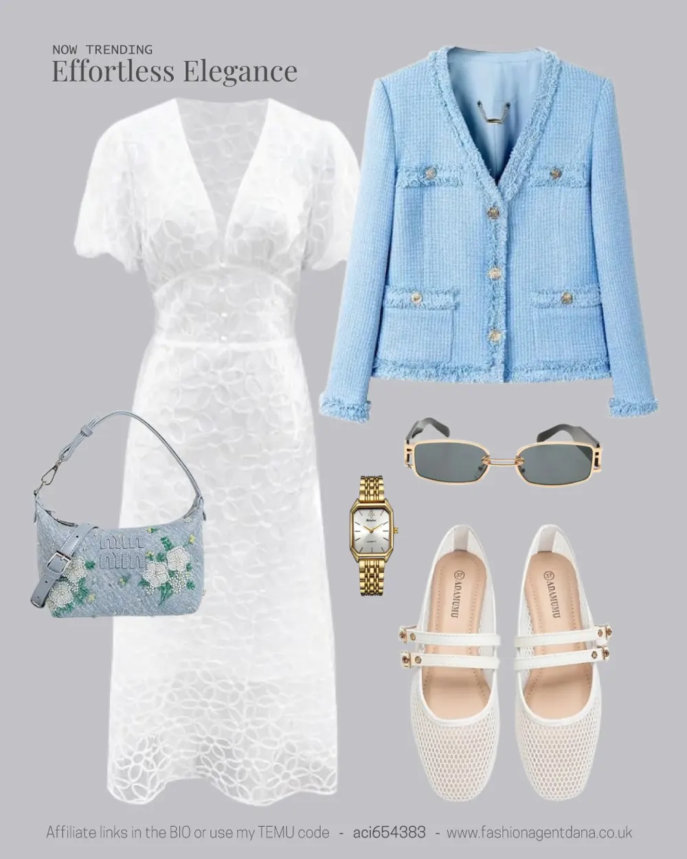 Effortlessly Chic outfit collage