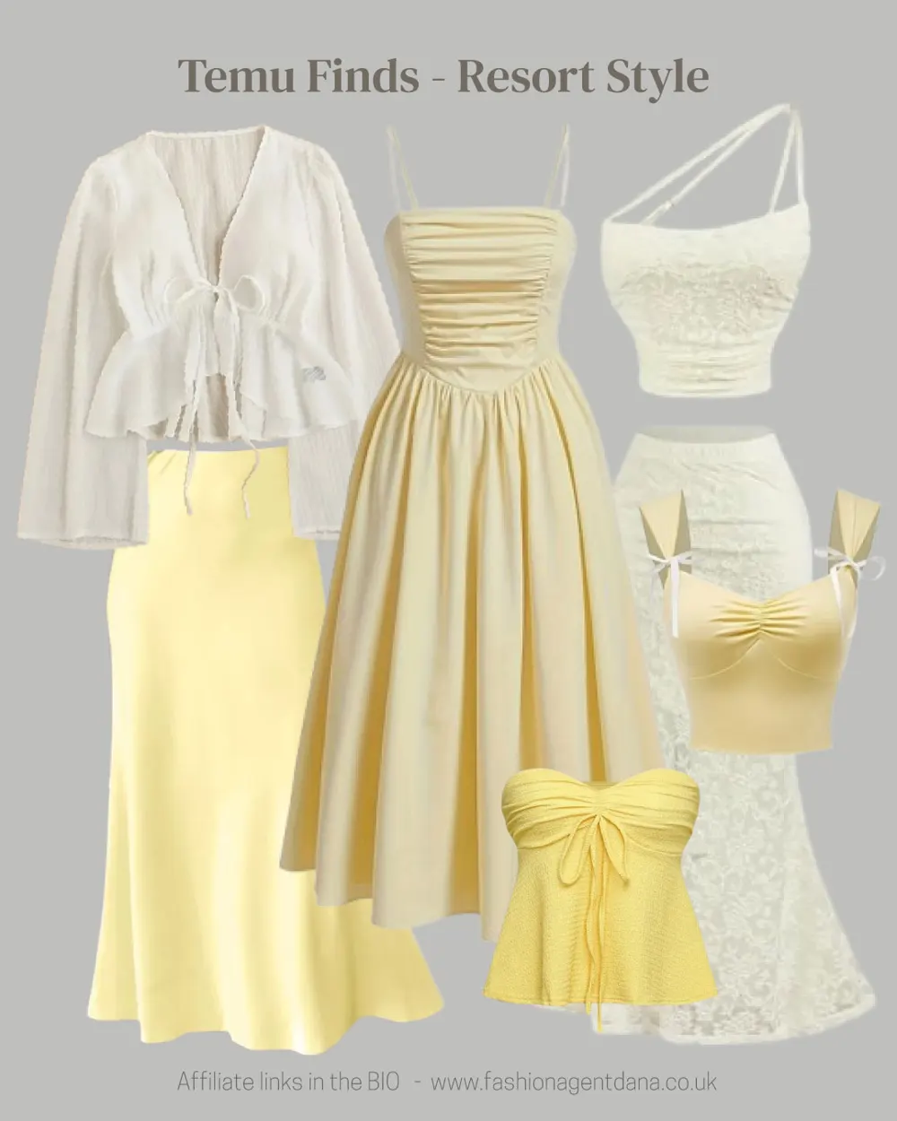 Resort Style - Spring/Summer 2025 Trends outfit collage