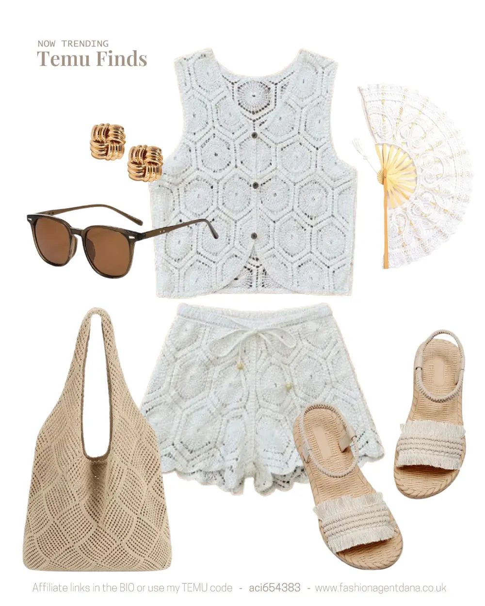 Summer Vibes outfit collage