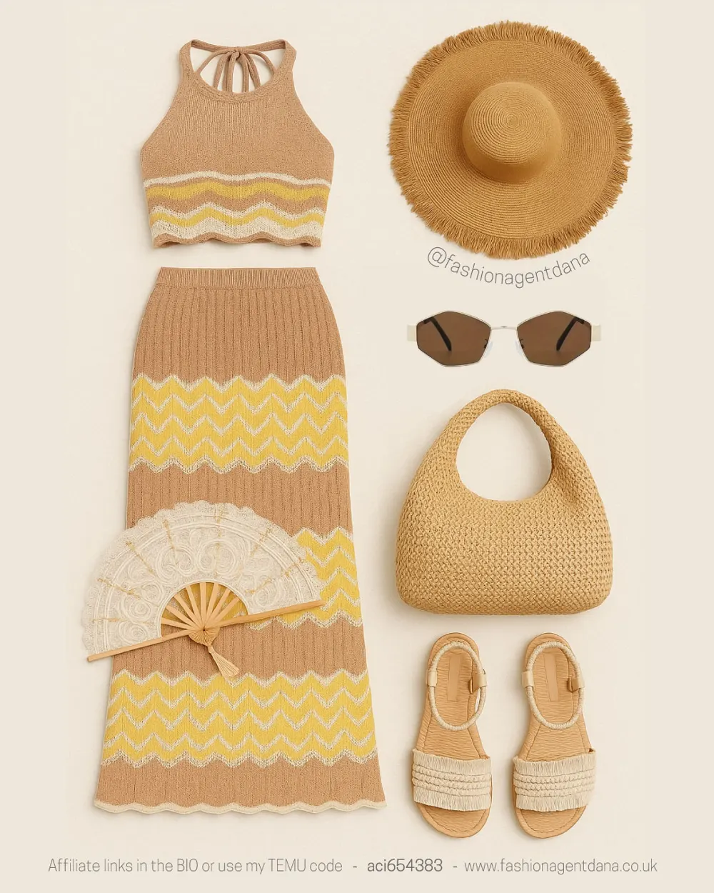 Summer Vibes outfit collage