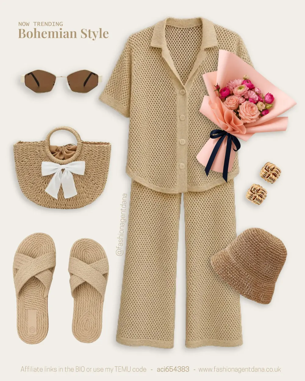 Summer Vibes outfit collage