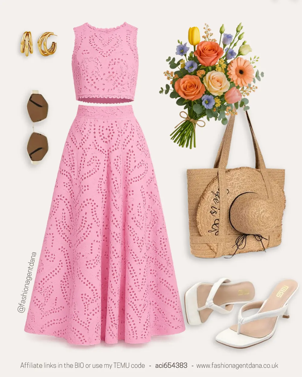 Summer Vibes outfit collage