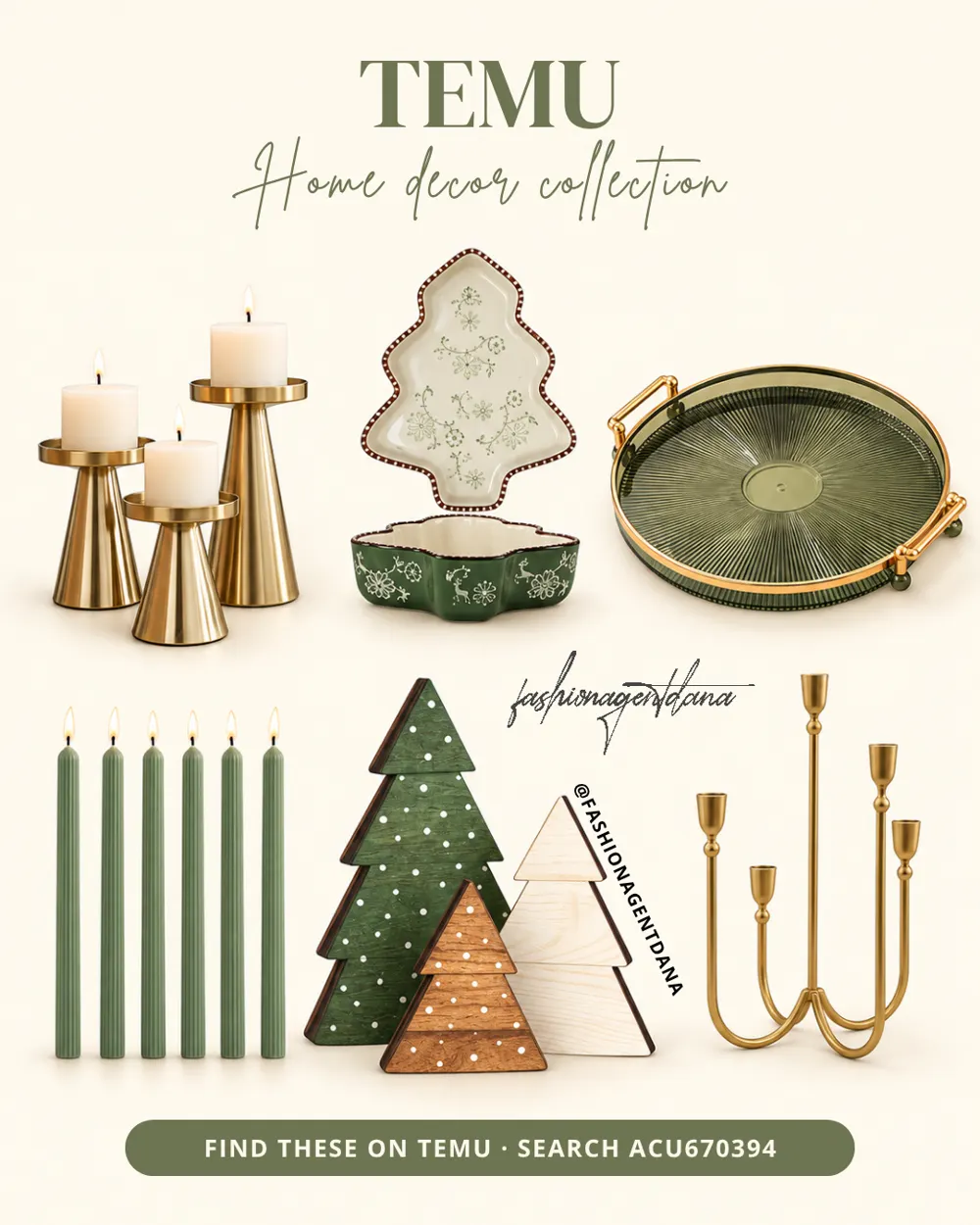Cosy Christmas Season outfit collage