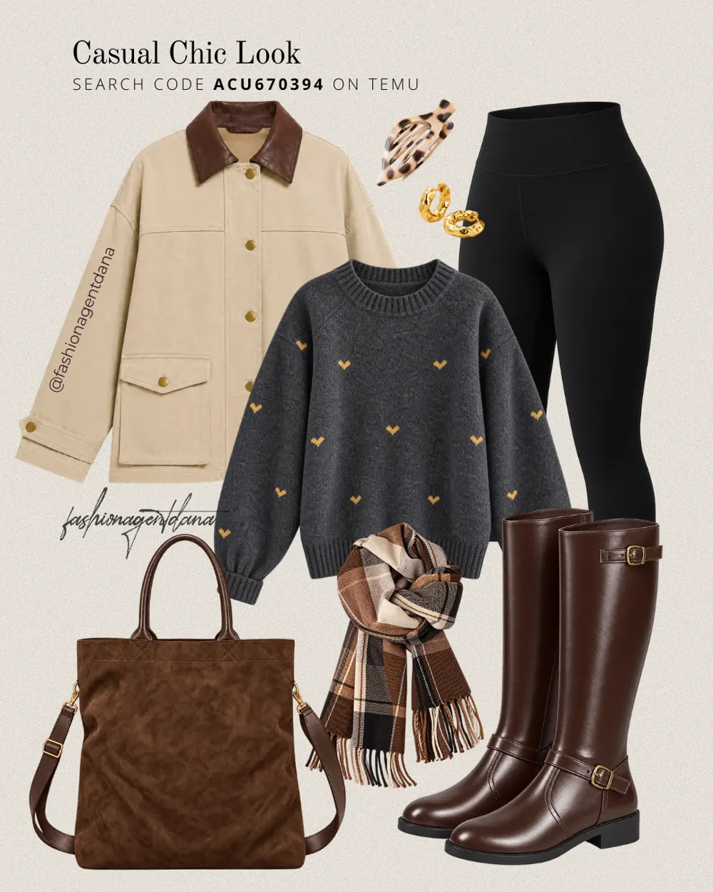 Casual Chic Look outfit collage