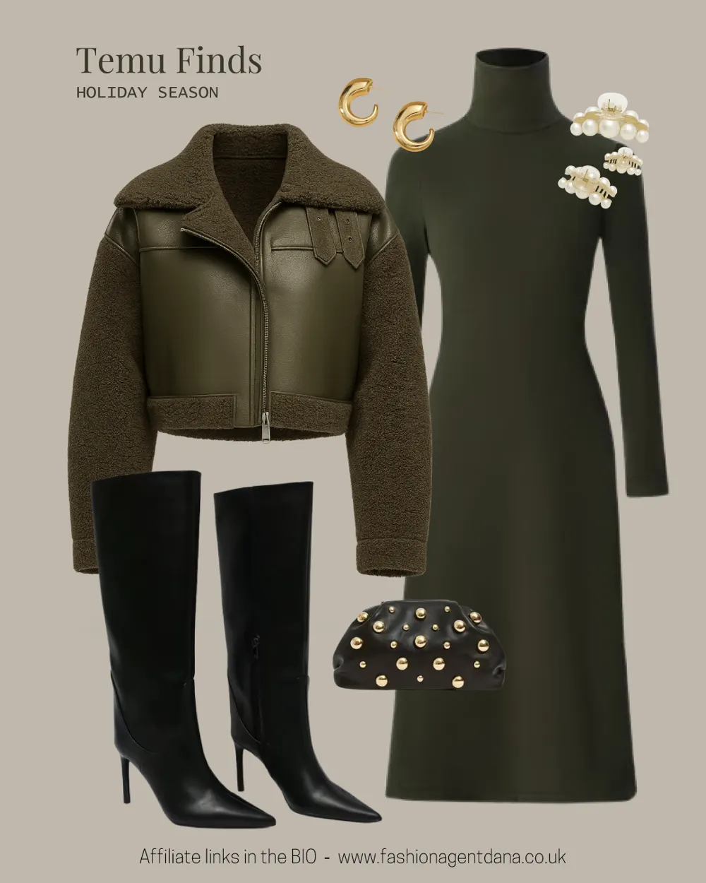 Holiday Season outfit collage