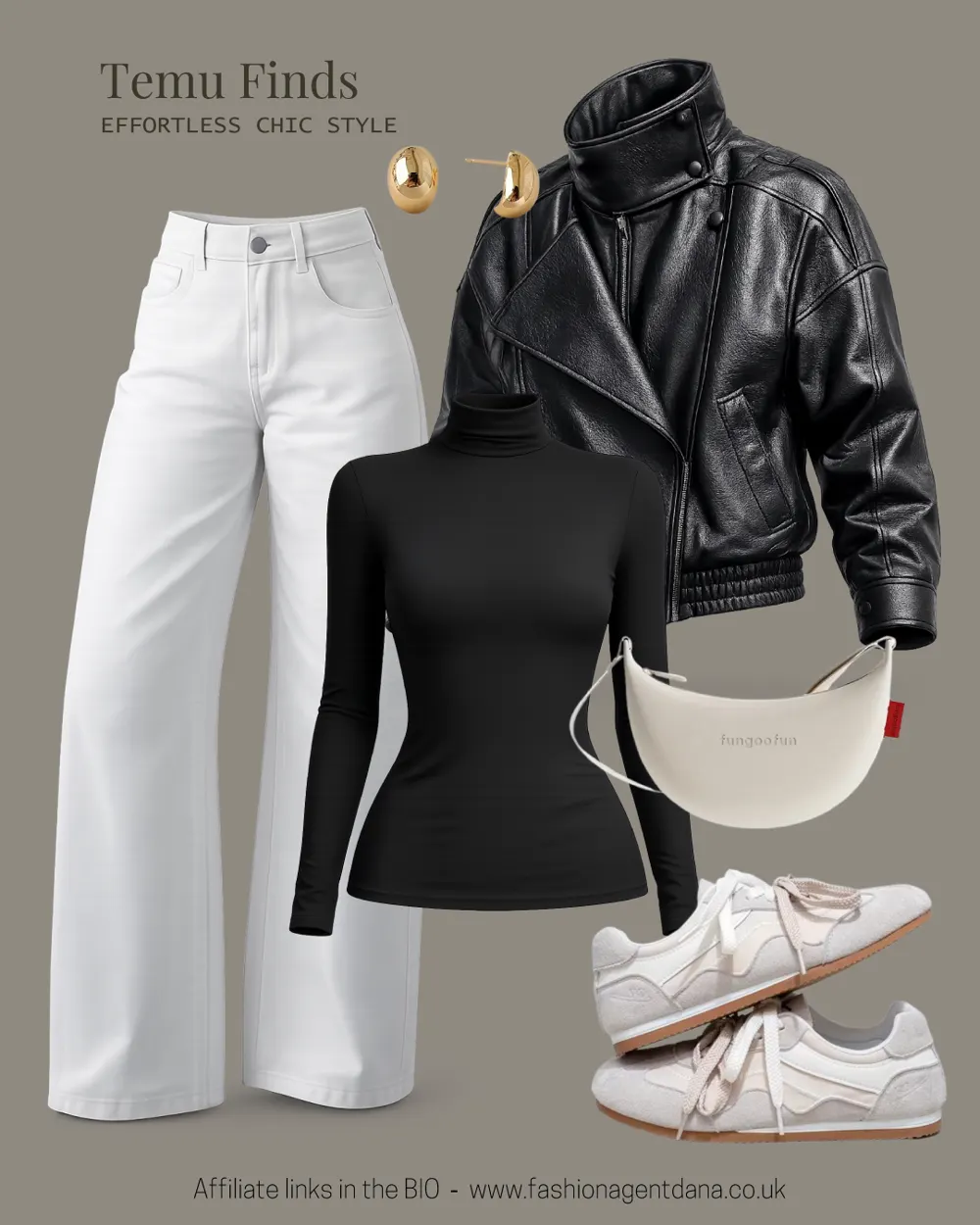 Spring cozy layering outfit collage