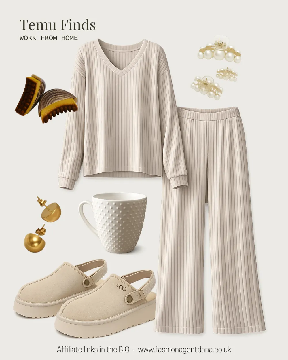 Work from home outfit collage