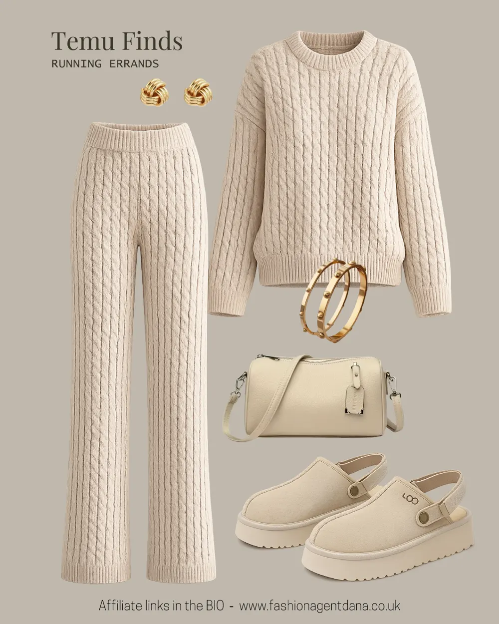 Running Errands outfit collage