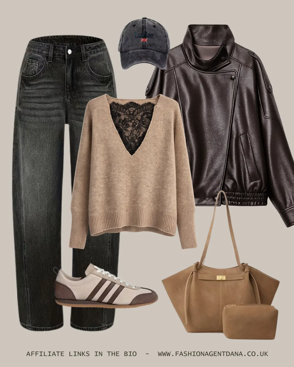 Effortless Chic style outfit collage