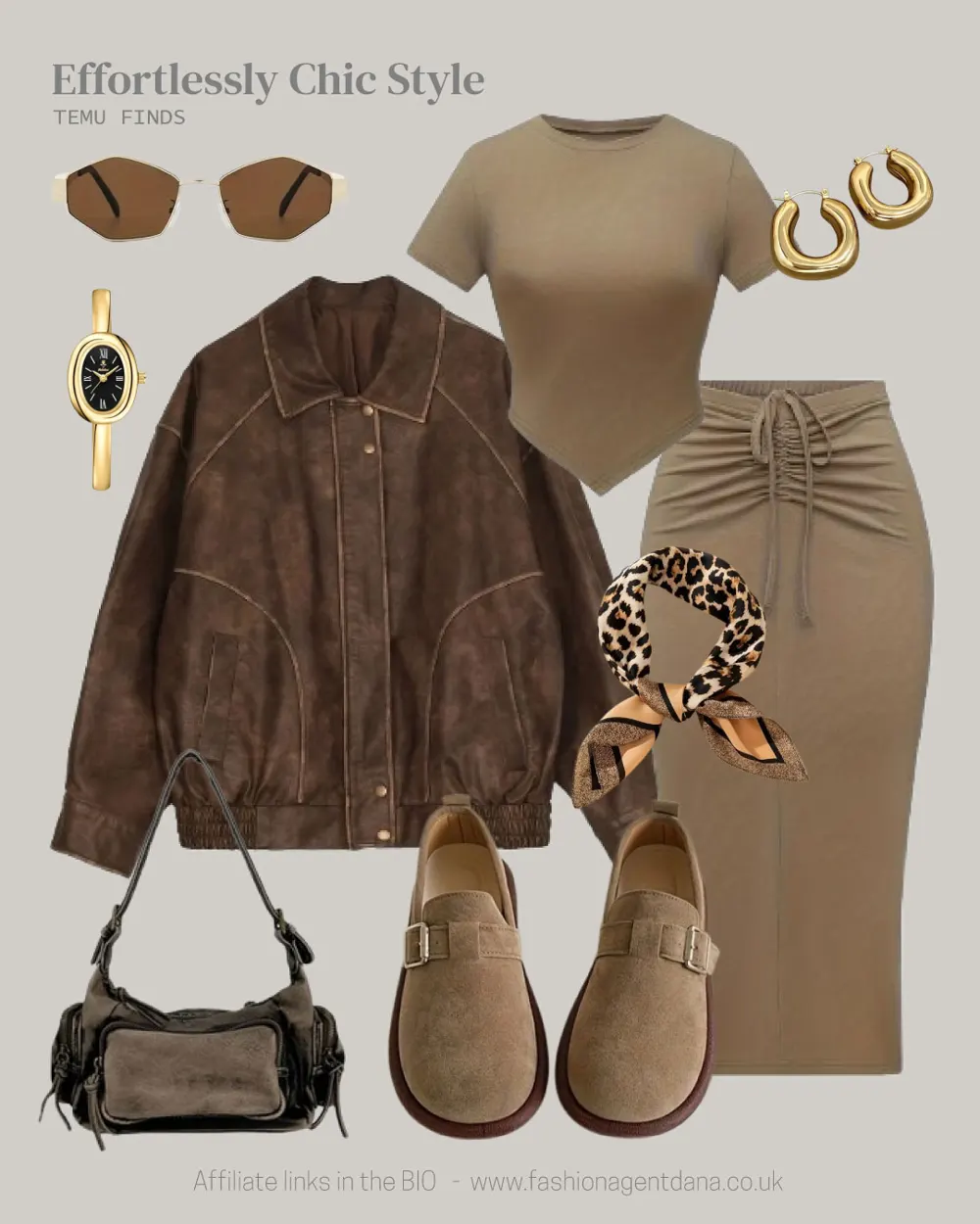 Effortlessly Chic outfit collage