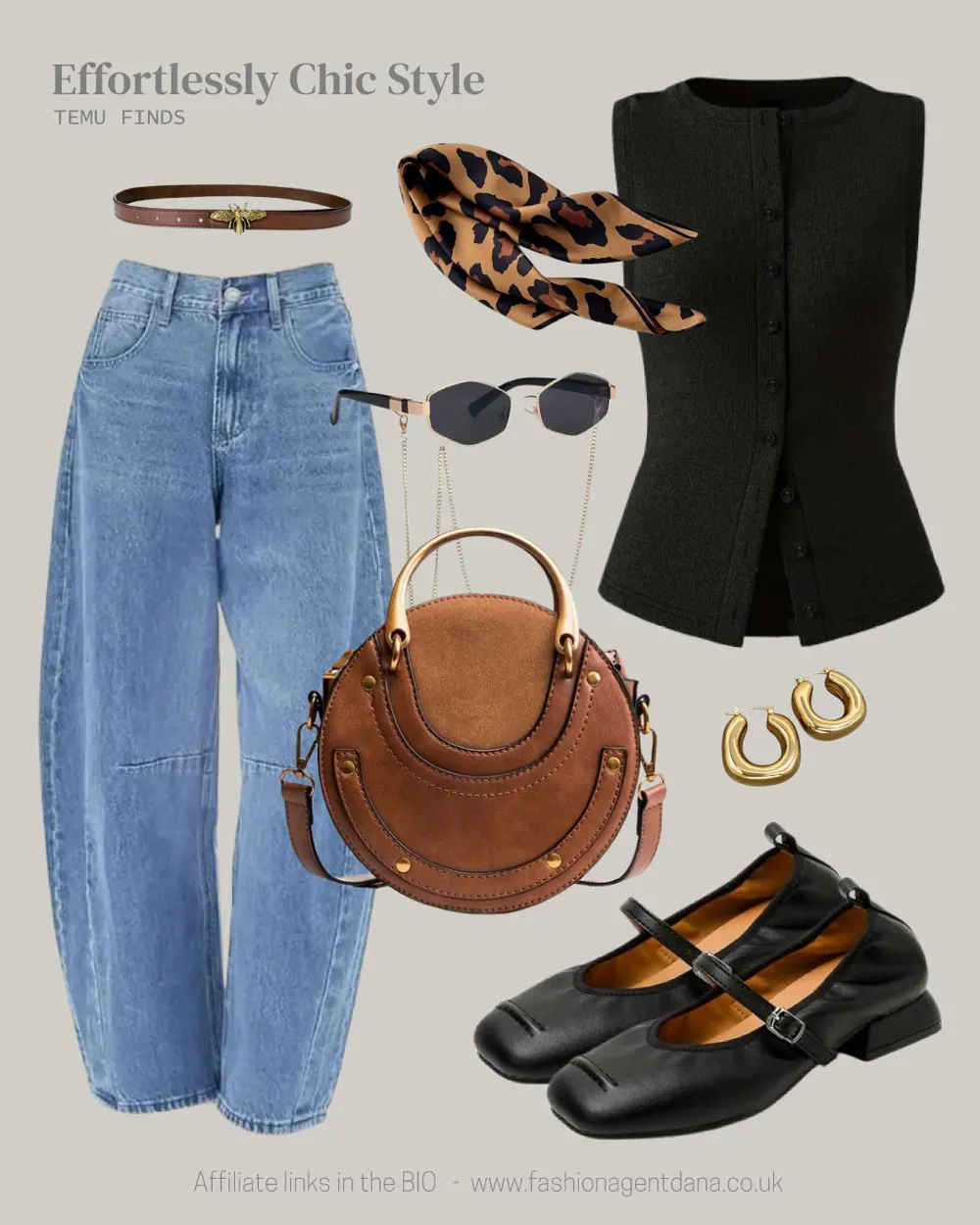 Effortlessly Chic outfit collage
