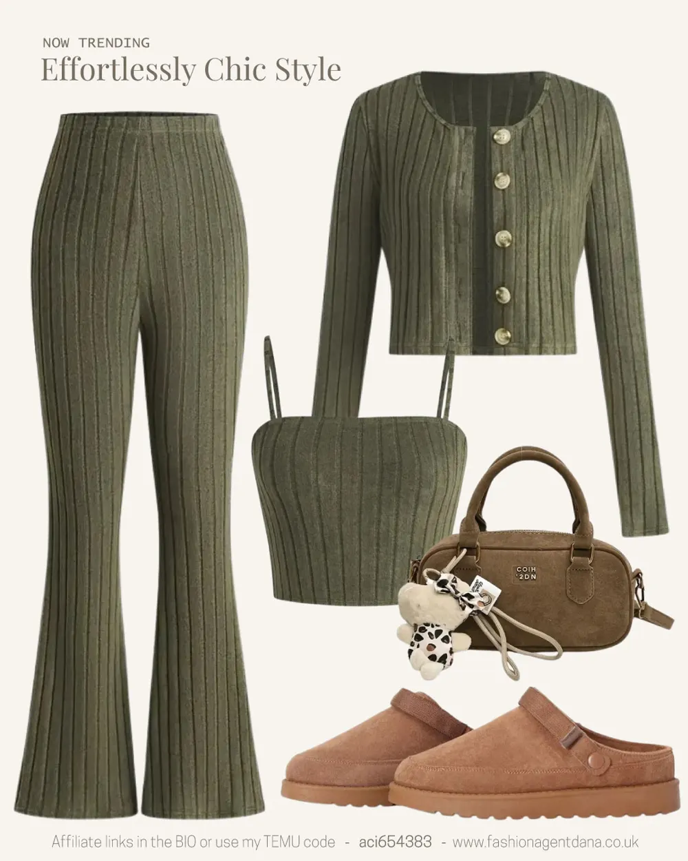Effortlessly Chic outfit collage