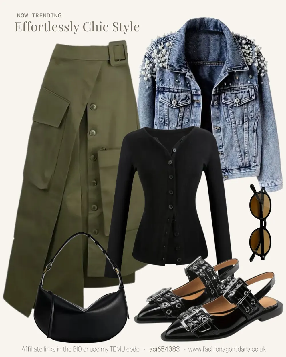 Effortlessly Chic outfit collage