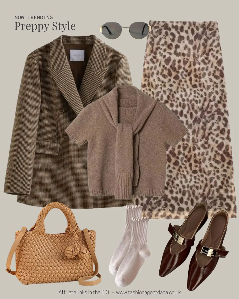 Preppy Style outfit collage