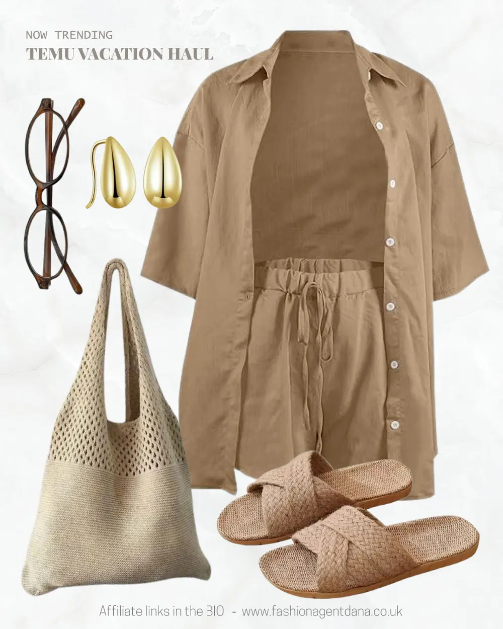 Chic Vacation Attire: Spring/Summer 2025 Trends outfit collage