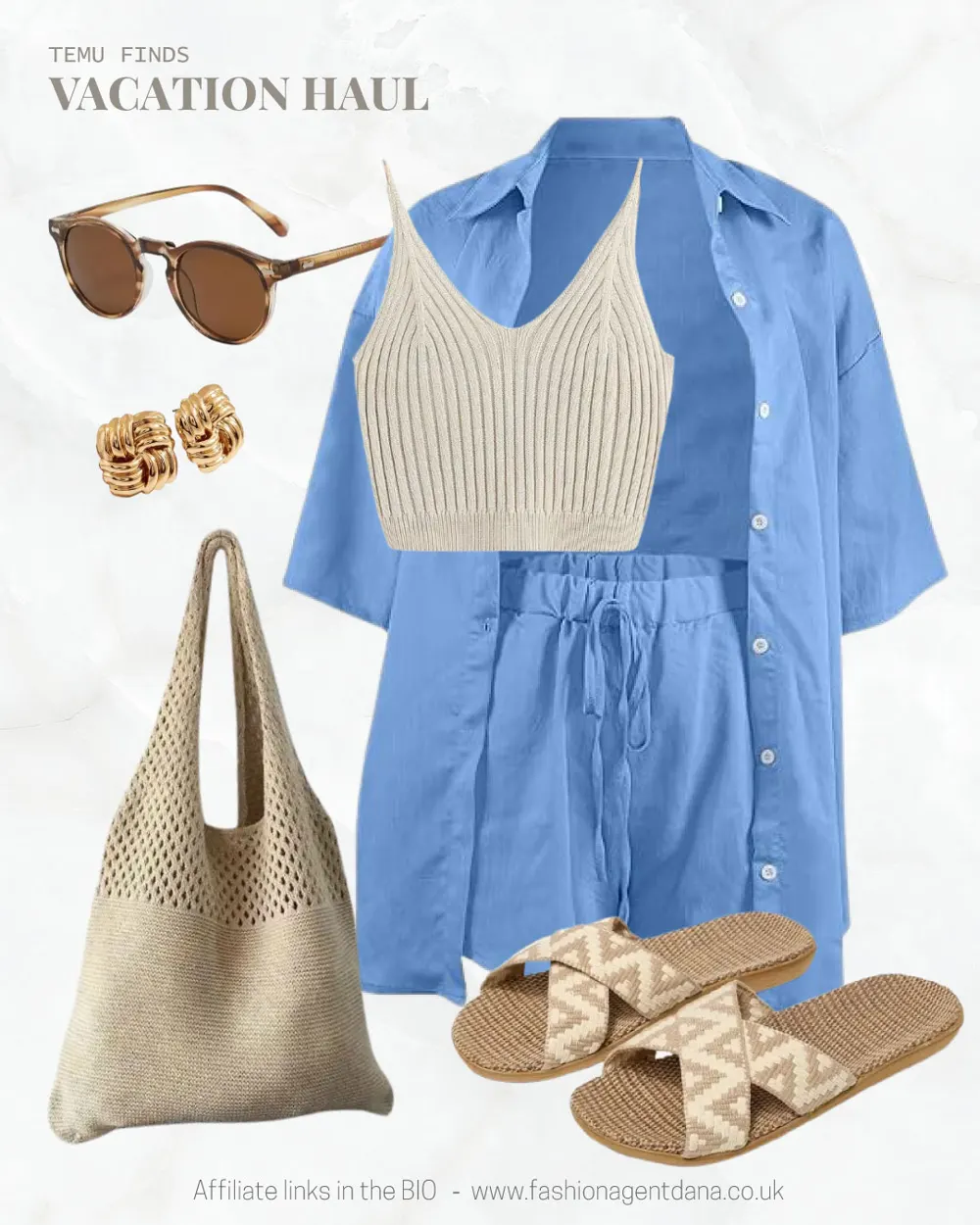 Chic Vacation Attire: Spring/Summer 2025 Trends outfit collage