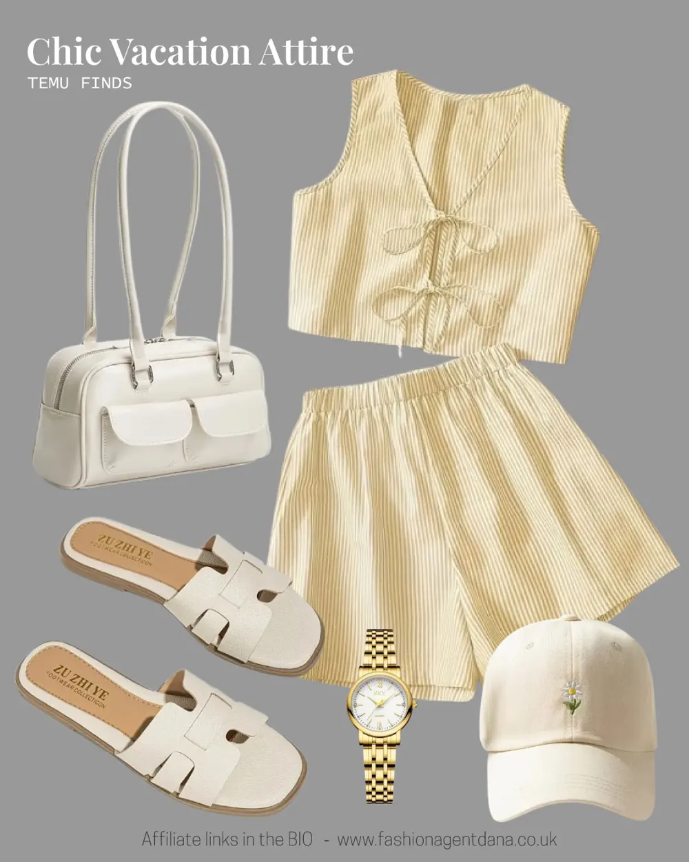 Chic Vacation Attire: Spring/Summer 2025 Trends outfit collage