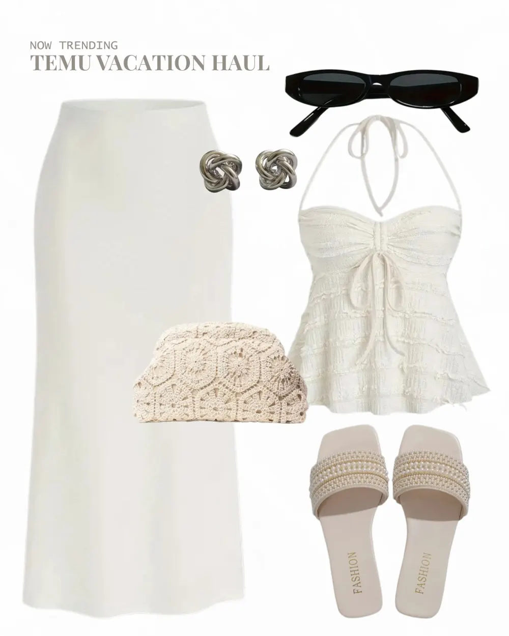 Chic Vacation Attire: Spring/Summer 2025 Trends outfit collage