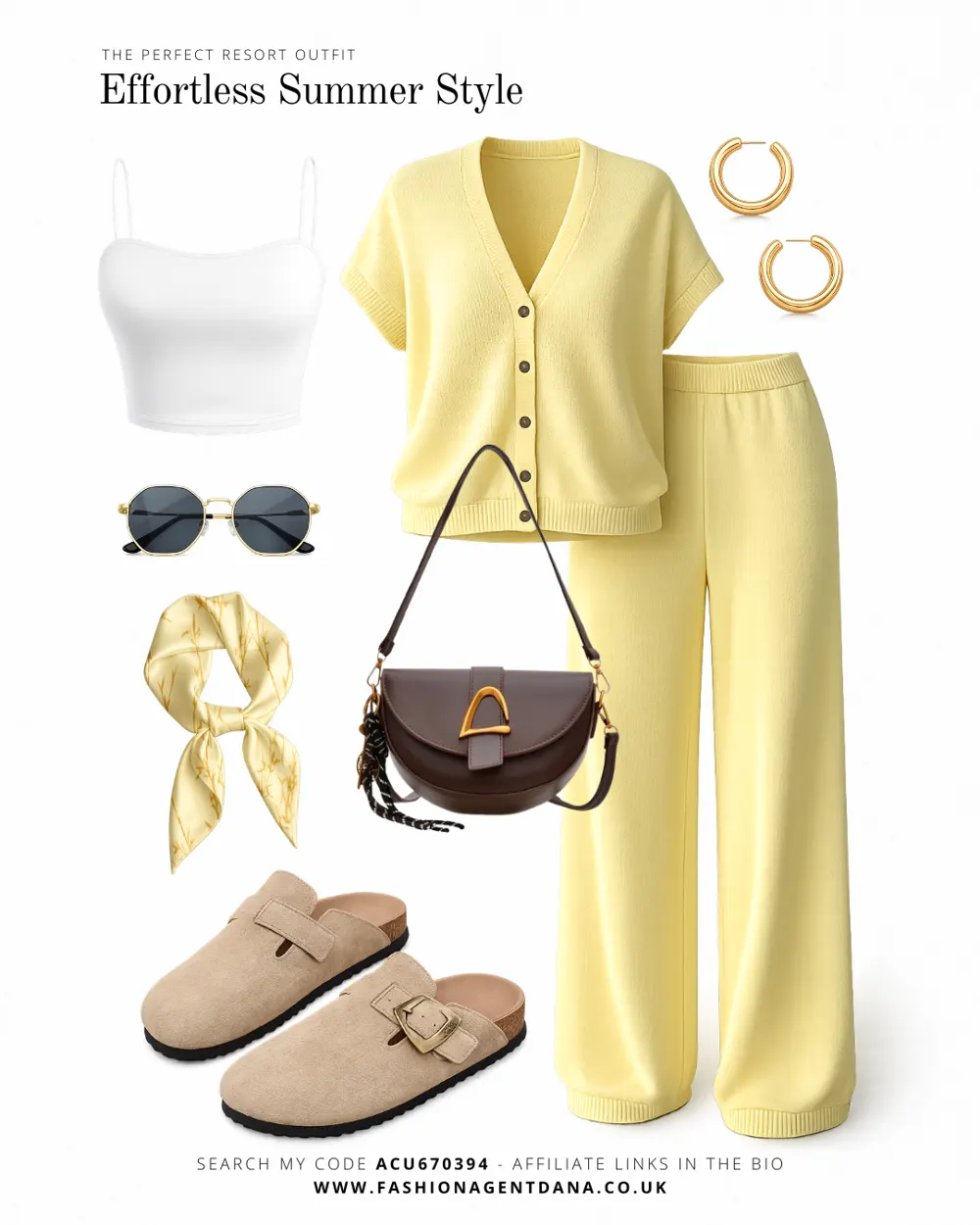Summer Vibes outfit collage