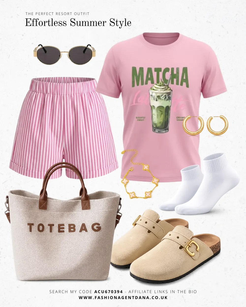 Summer Vibes outfit collage