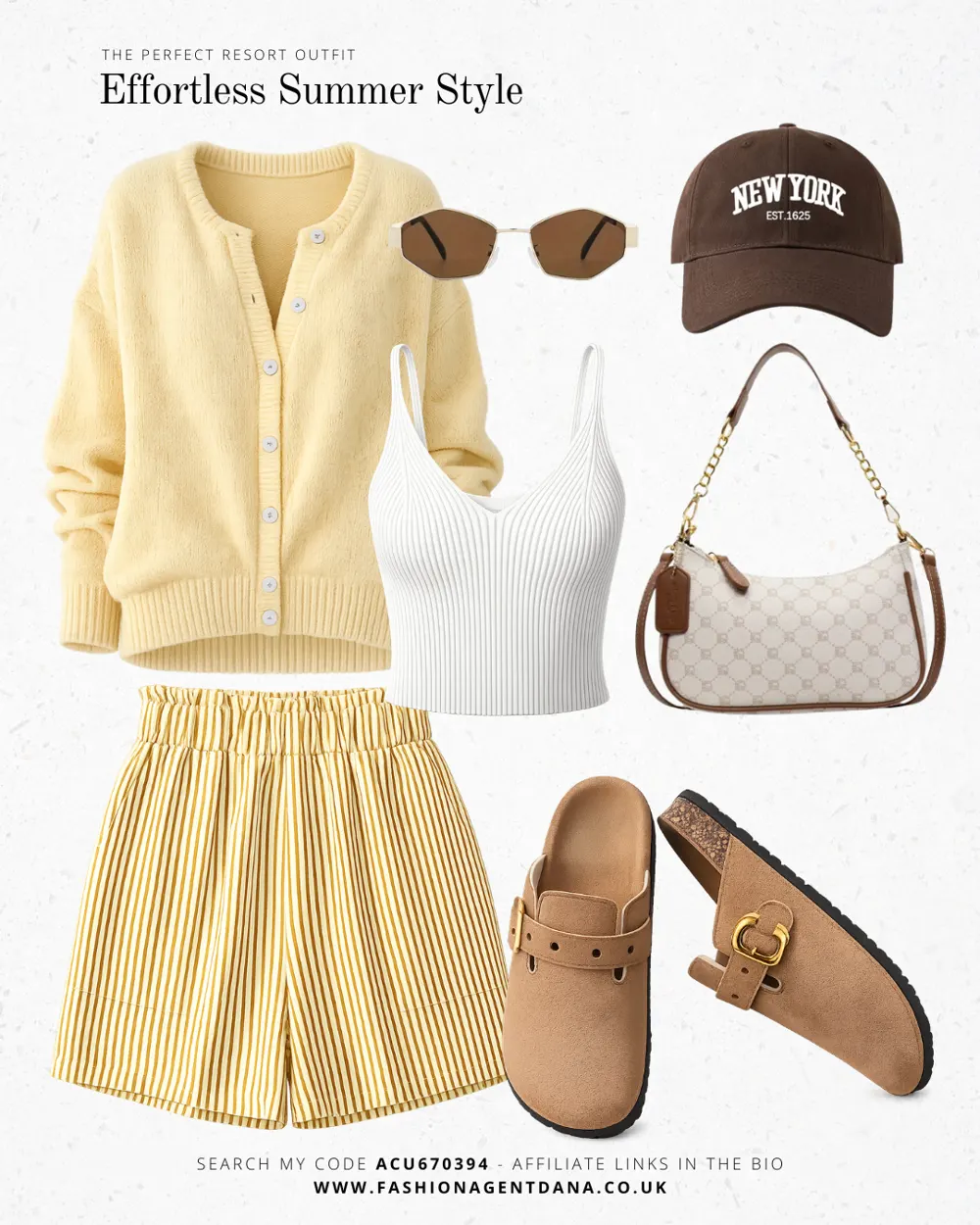 Effortless summer style outfit collage