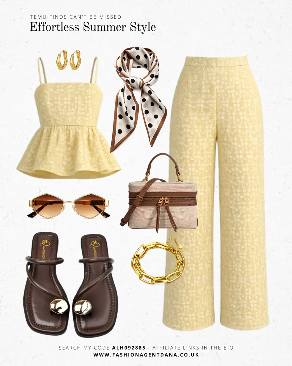 Summer Vibes outfit collage