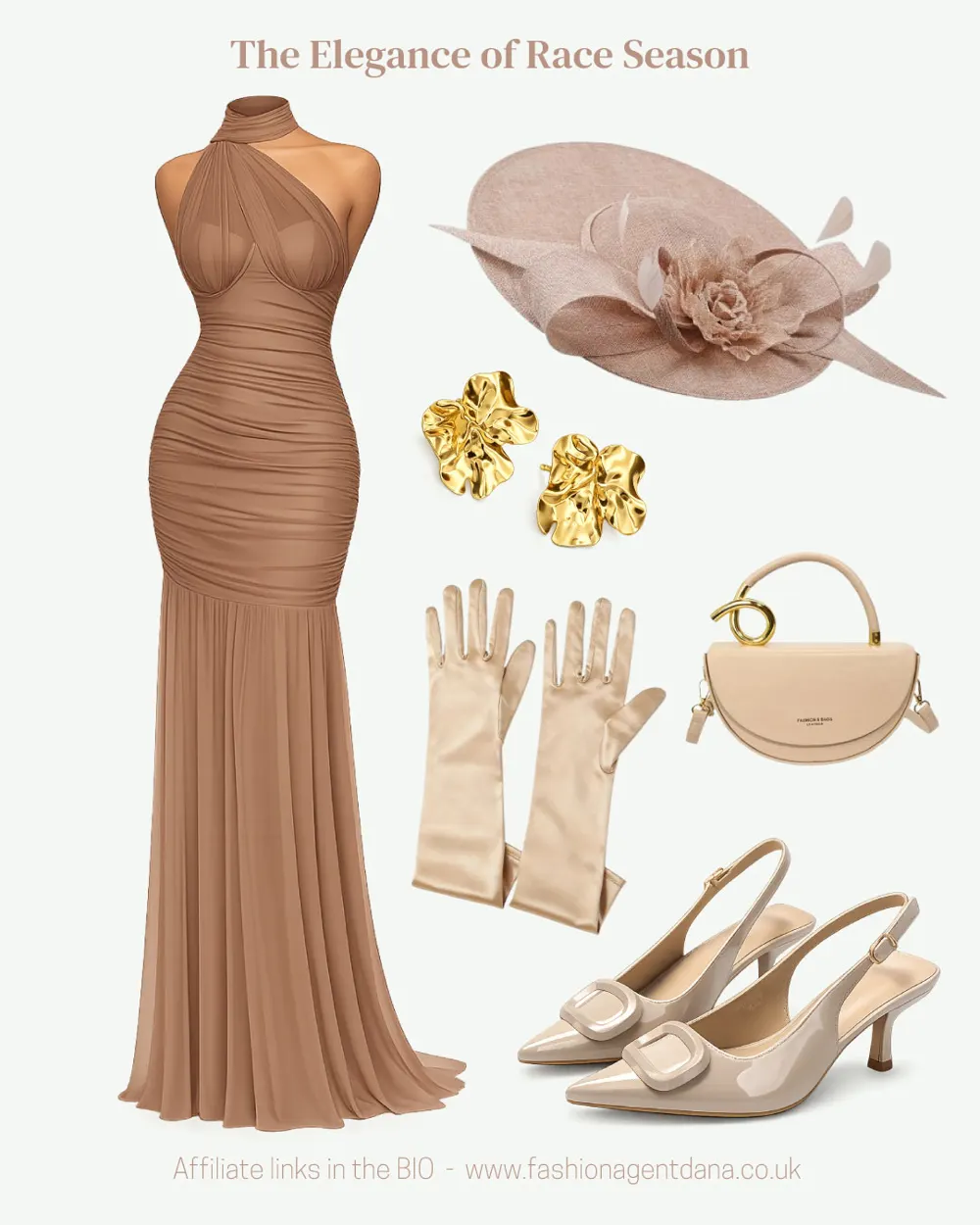 Race Season outfit collage