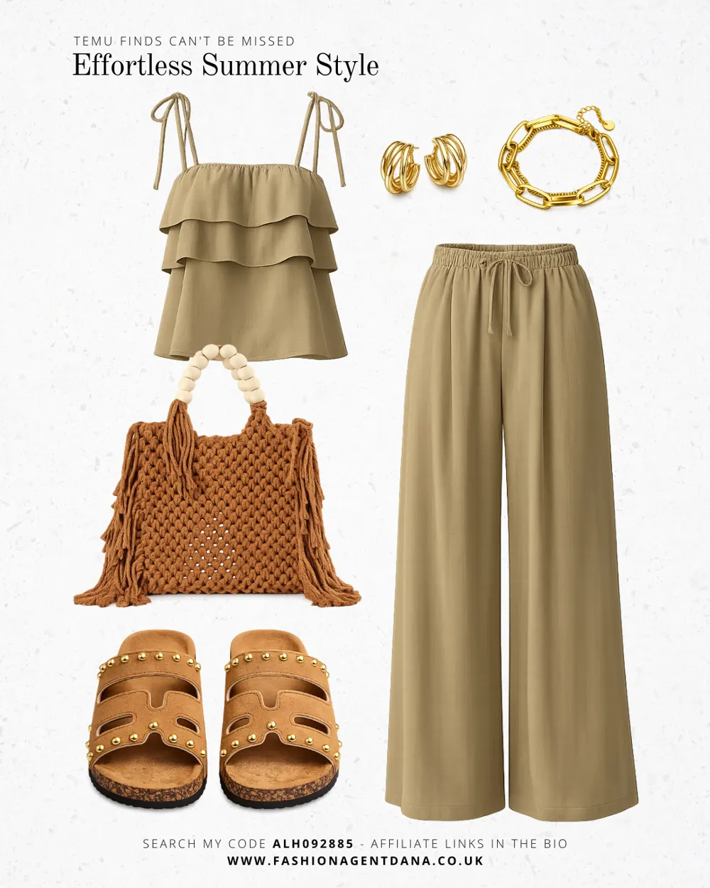 Summer Vibes outfit collage