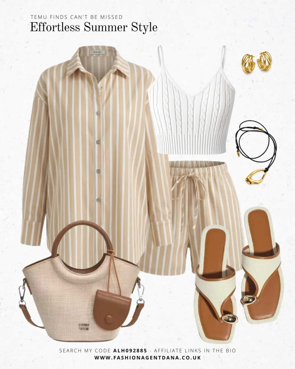 Summer Vibes outfit collage