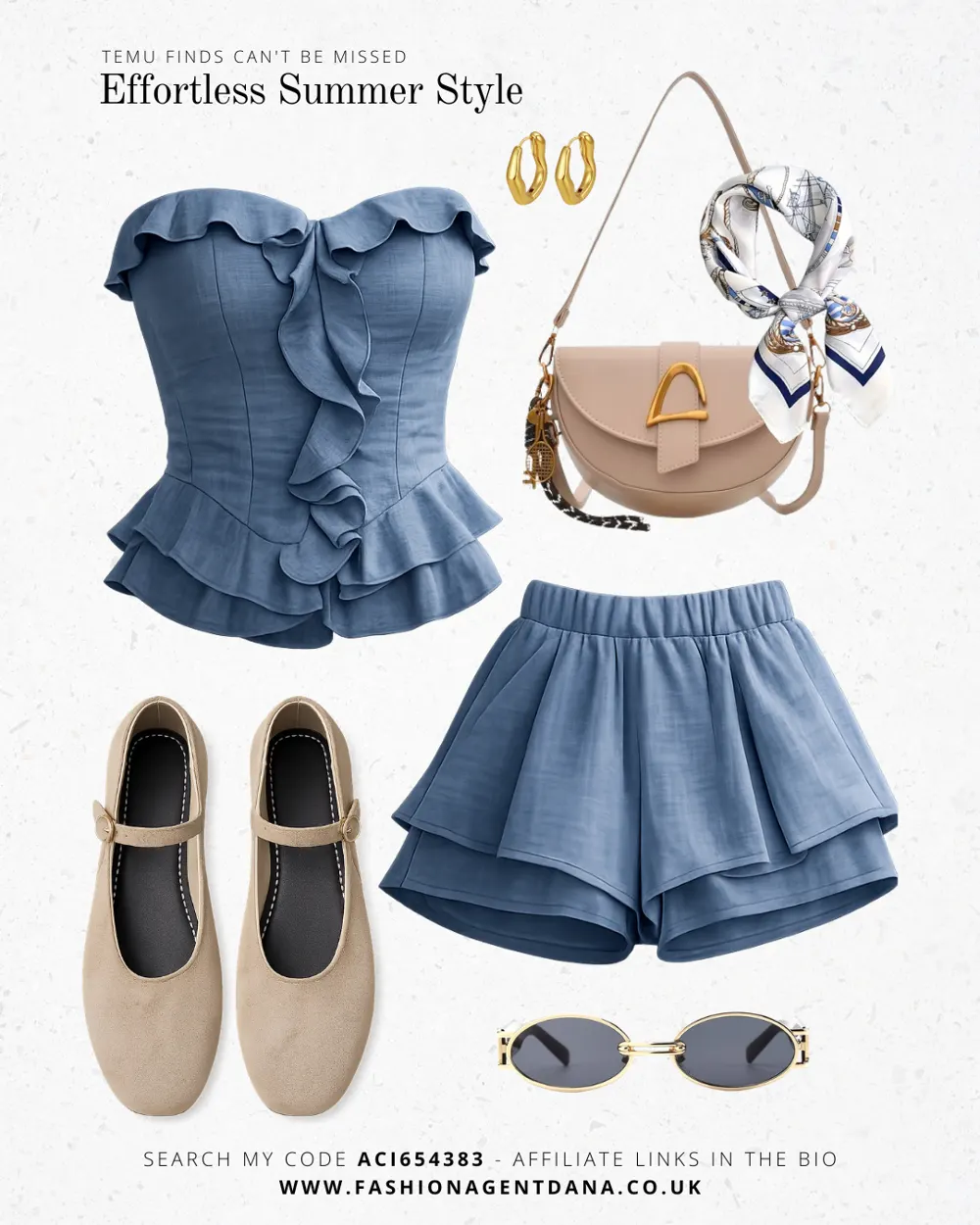 Effortless summer style outfit collage