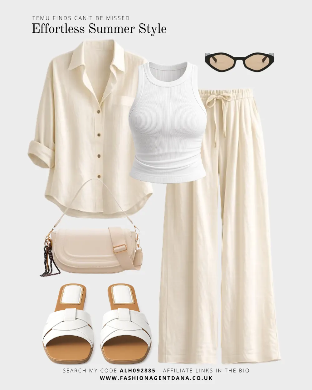 Summer Vibes outfit collage
