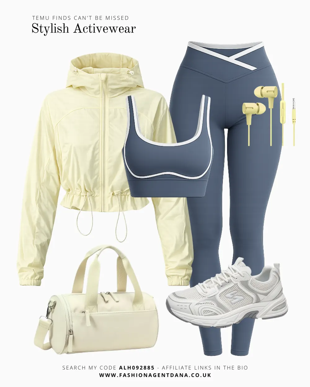Stylish Activewear Look outfit collage