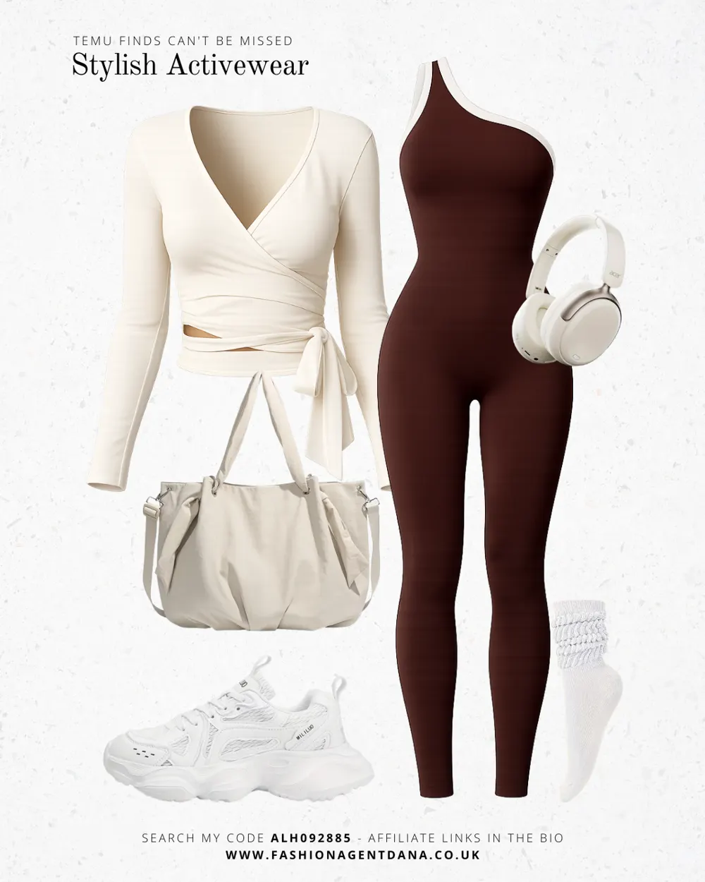 Stylish Activewear Look outfit collage