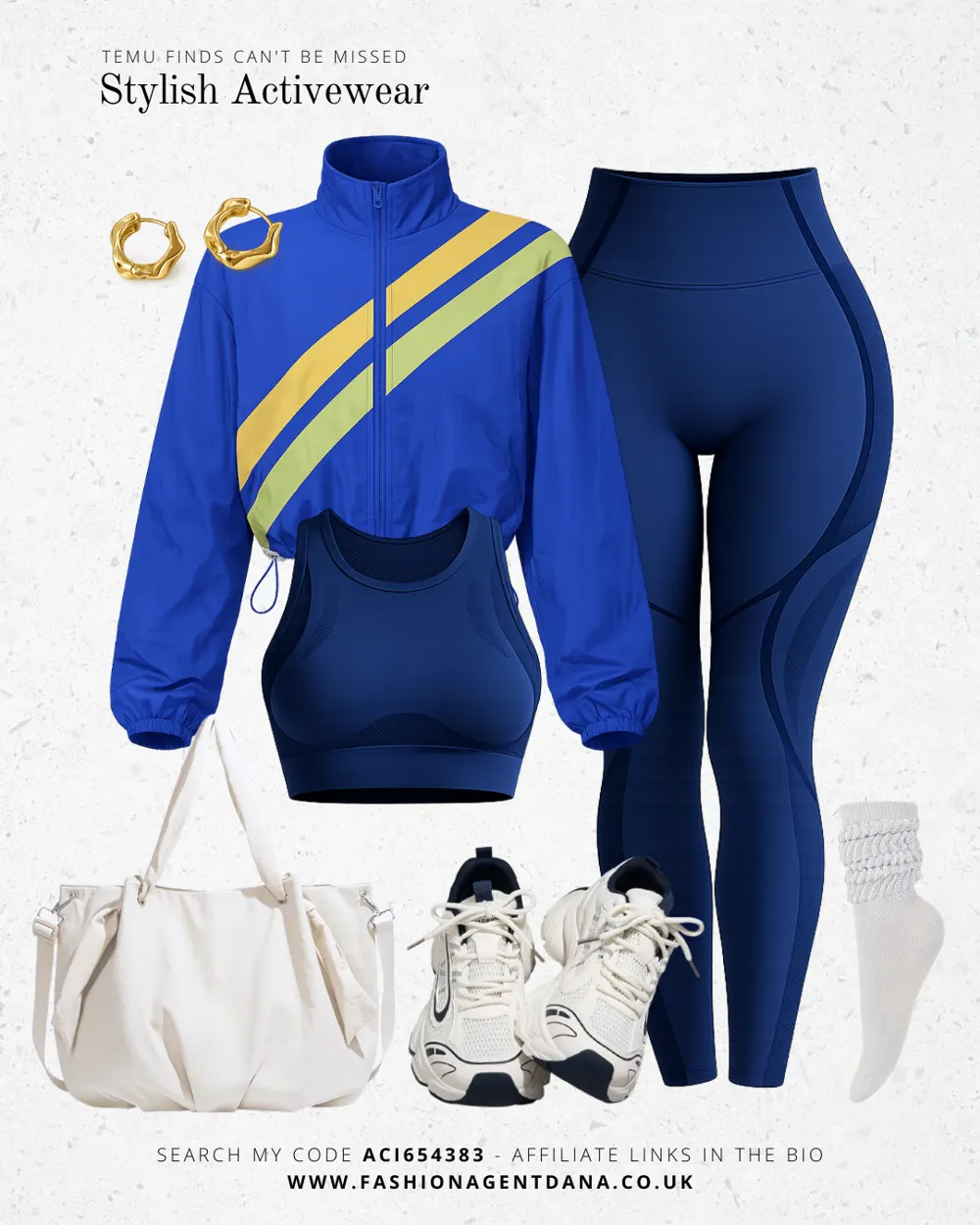 Stylish Activewear Look outfit collage