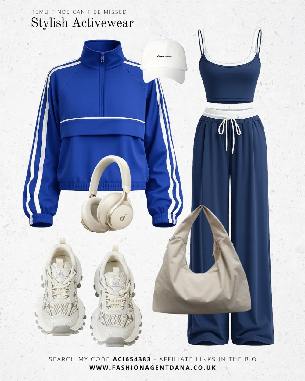Stylish Activewear Look outfit collage