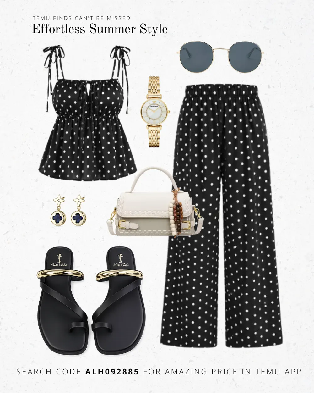 Stylish Summer Look outfit collage