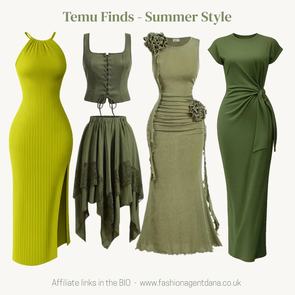 Summer Chic outfit collage