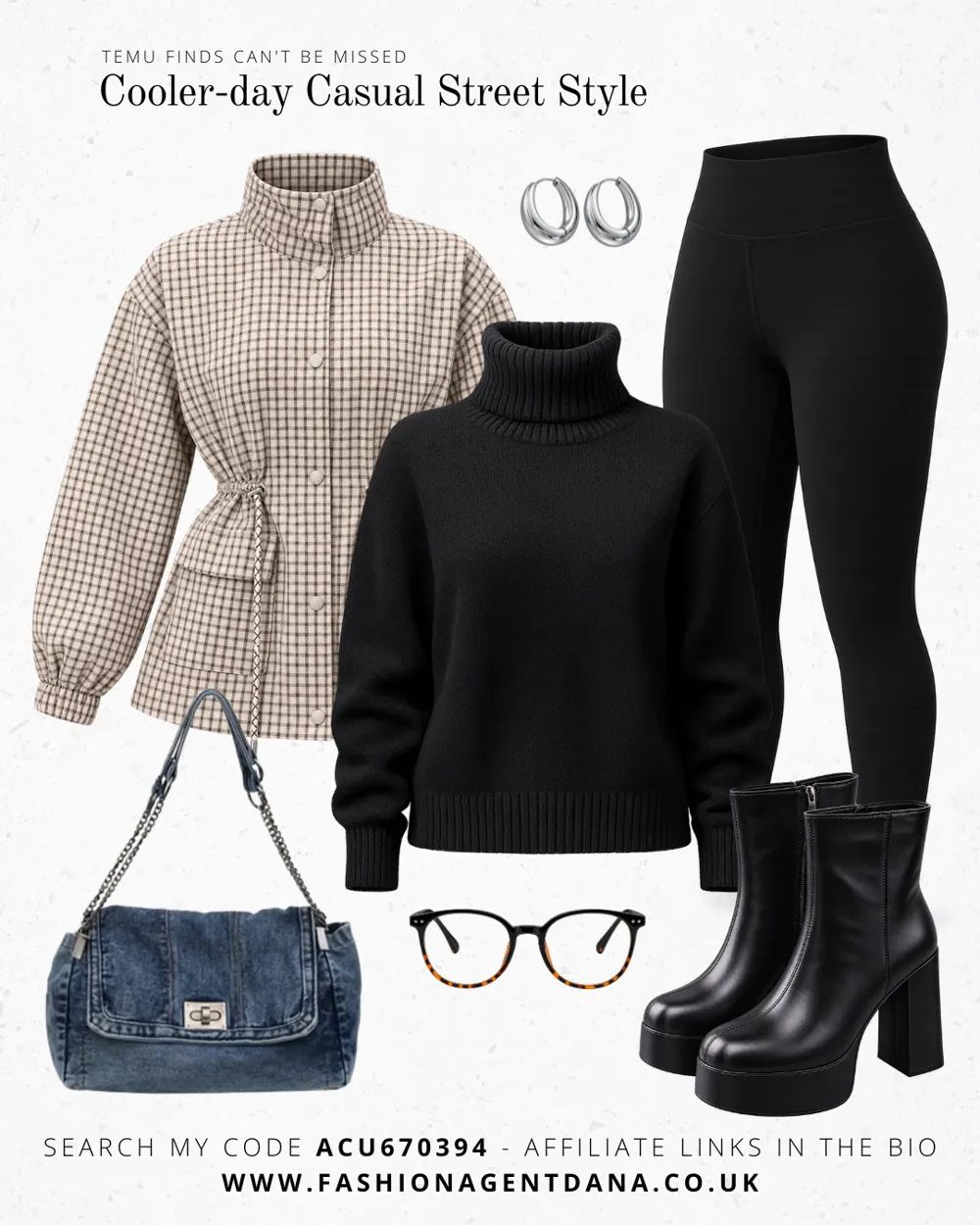 Casual Street style outfit collage