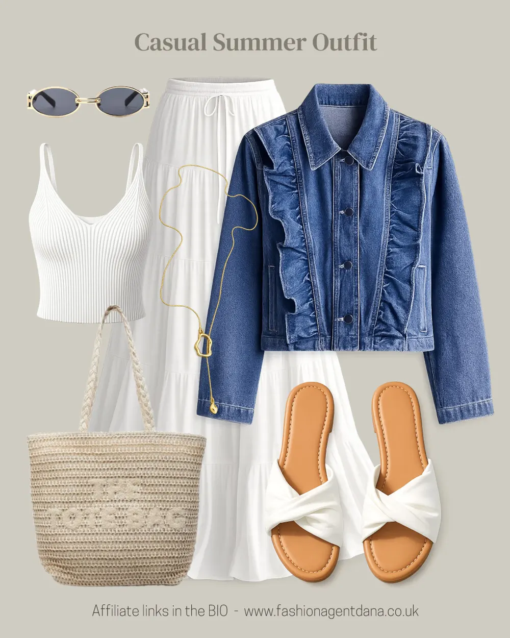 Effortless style outfit collage