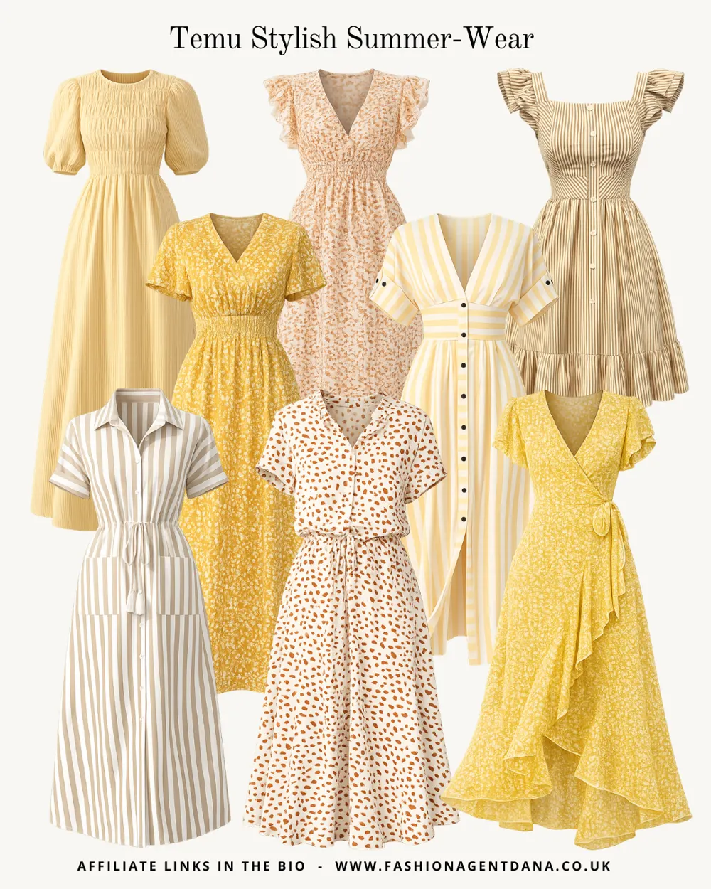 Summer Vibes outfit collage