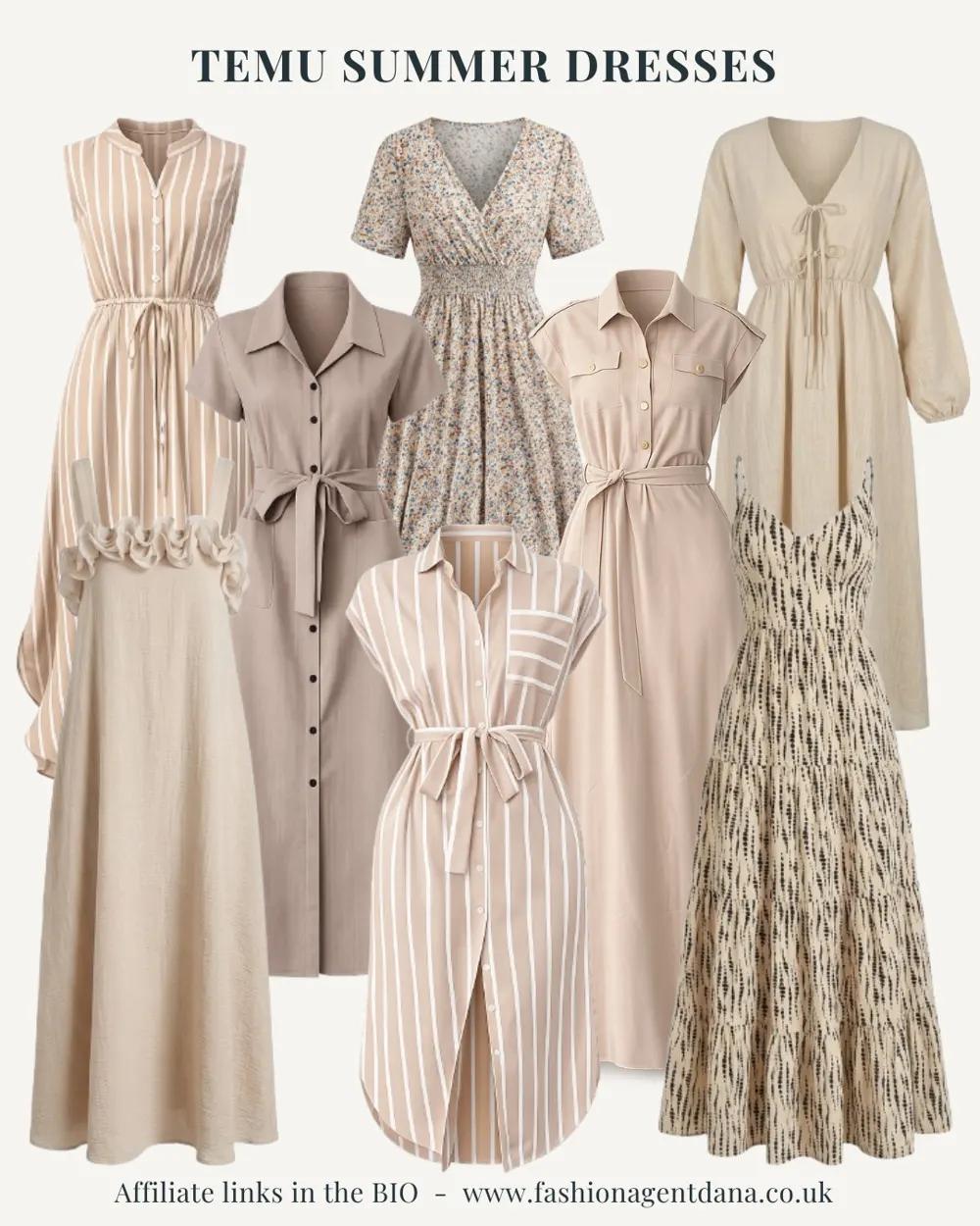 Summer Vibes outfit collage