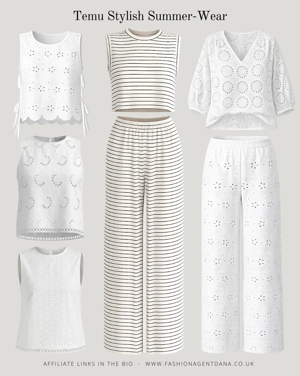 Summer Vibes outfit collage